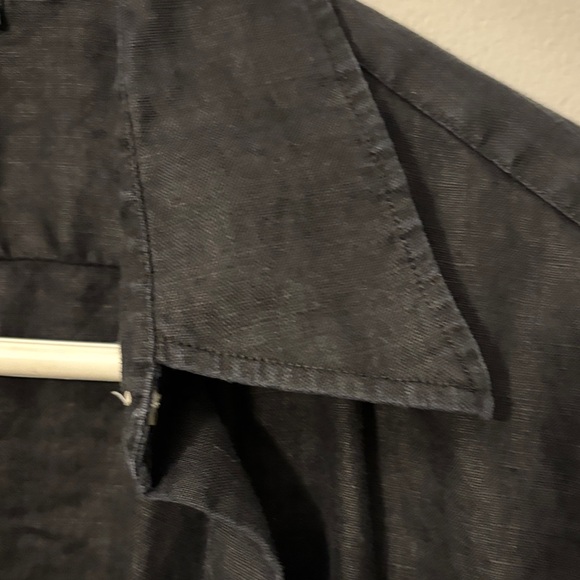Ralph Lauren Dark Gray Linen Shirt - Picture 4 of 5